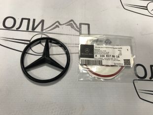 Эмблема на крышку багажника Mercedes ML w166 GLE w166 черная Эмблема на крышку багажника Mercedes ML w166 GLE w166 черная